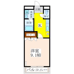 新茶屋 徒歩17分 2階の物件間取画像